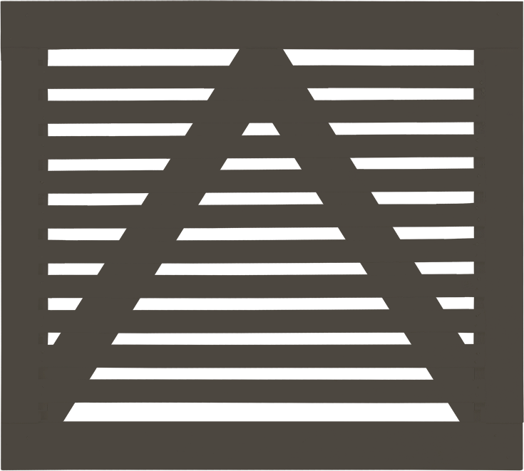 2392535 PLUS TOKYO ENK.LÅGE UMBRAGRÅ RAL7022 100X90CM