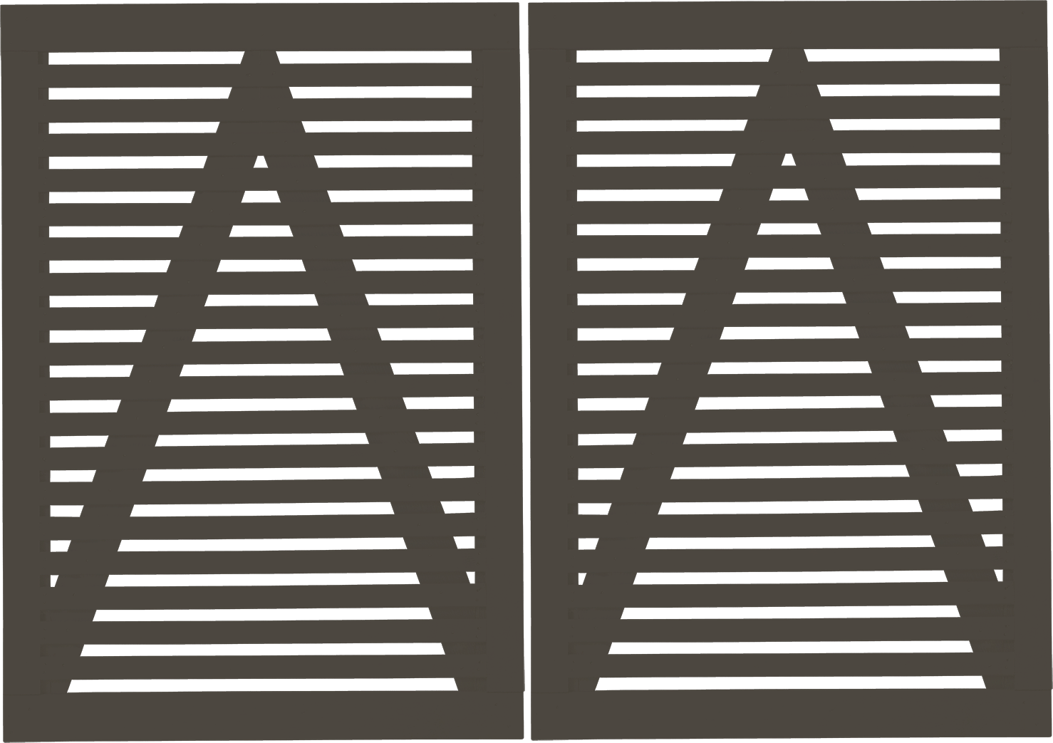 2392526 PLUS TOKYO DOB.LÅGE UMBRAGRÅ RAL7022 200X140CM
