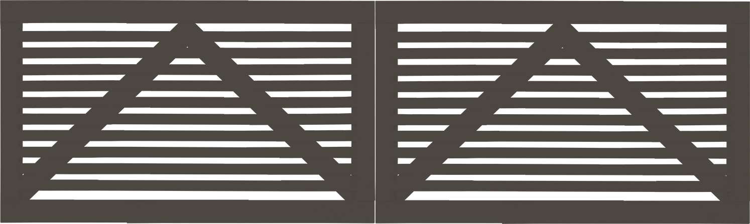 2392522 PLUS TOKYO DOB.LÅGE UMBRAGRÅ RAL7022 300X90CM