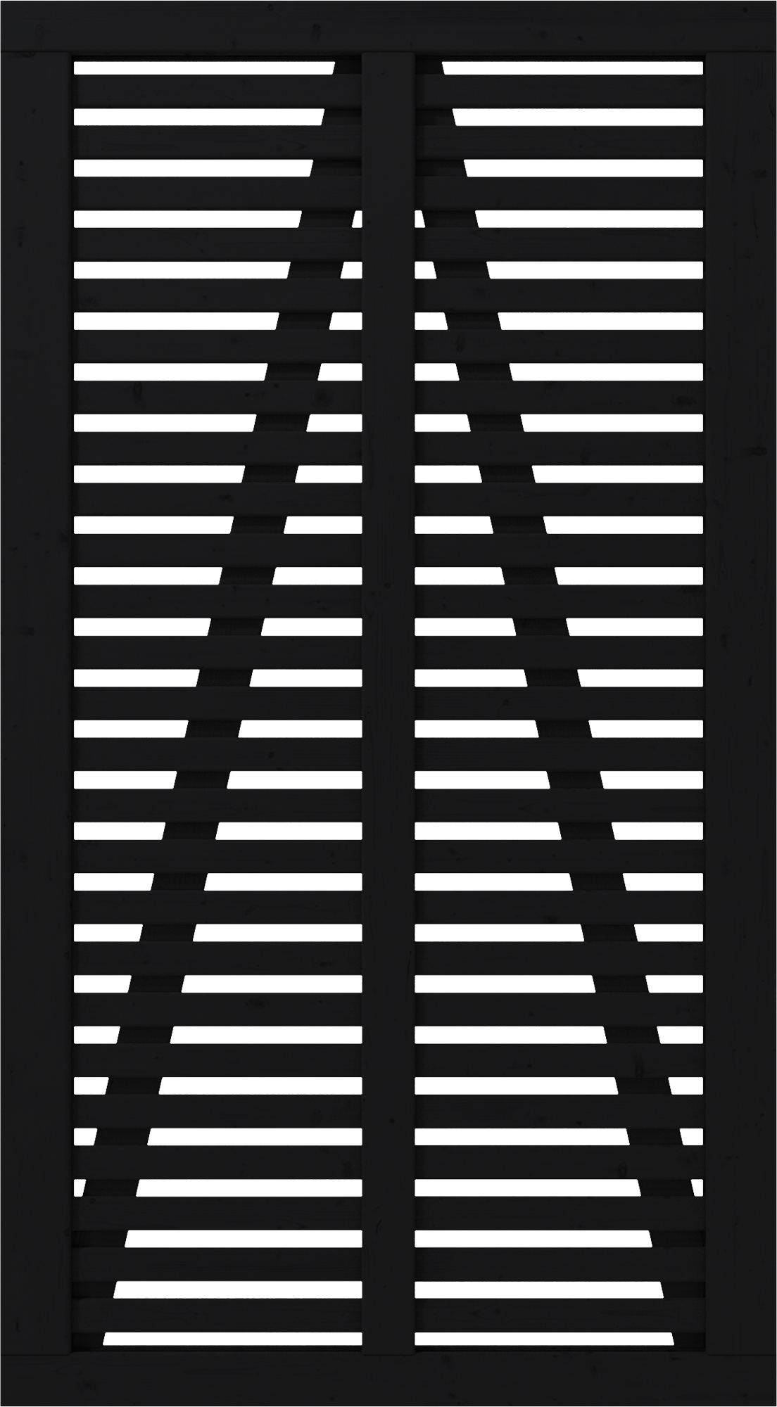 2392514 PLUS HARMONI ENKELTLÅGE SORT RAL 9005 100X140CM