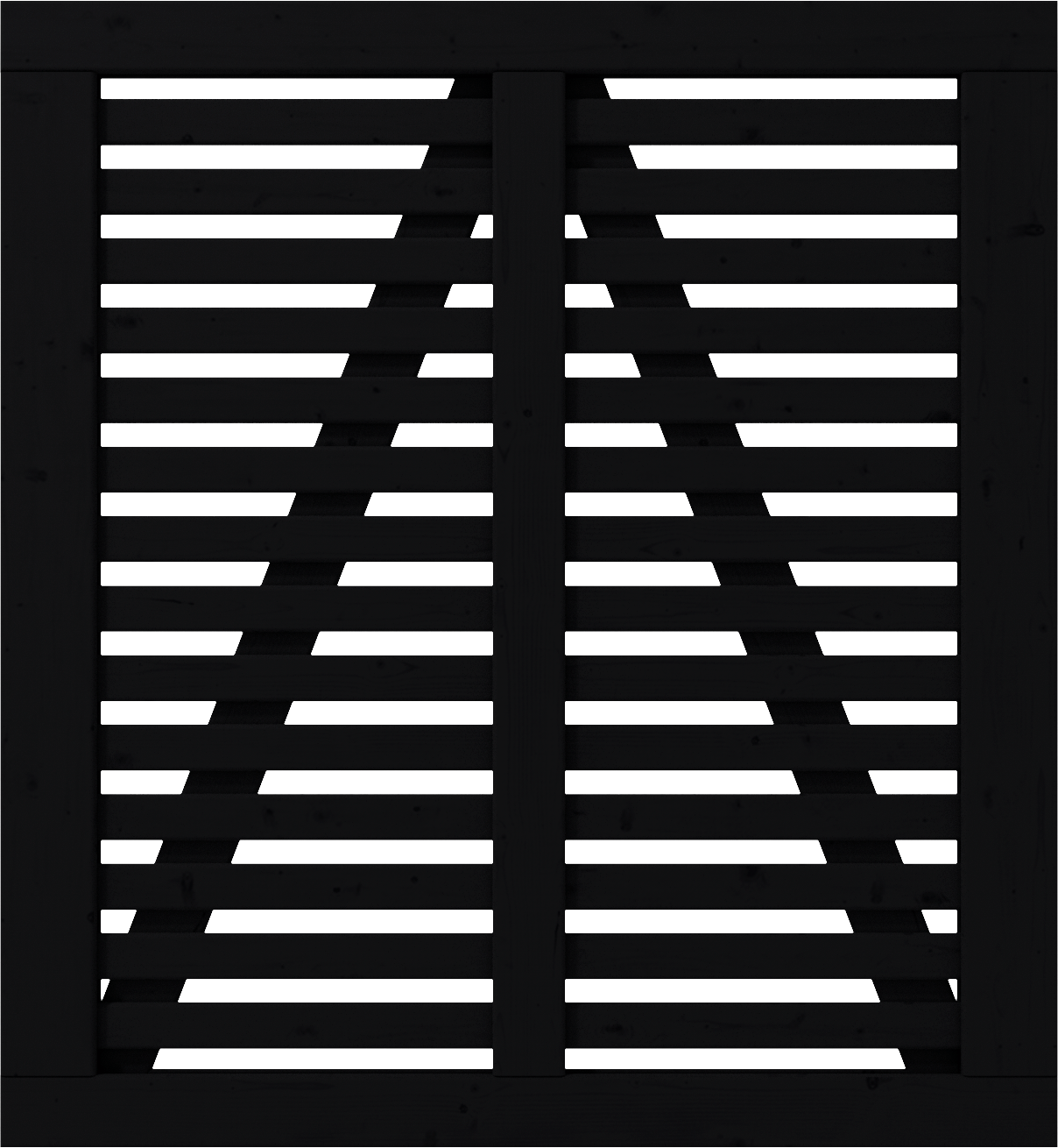2392508 PLUS HARMONI ENKELTLÅGE SORT RAL 9005 100X107CM