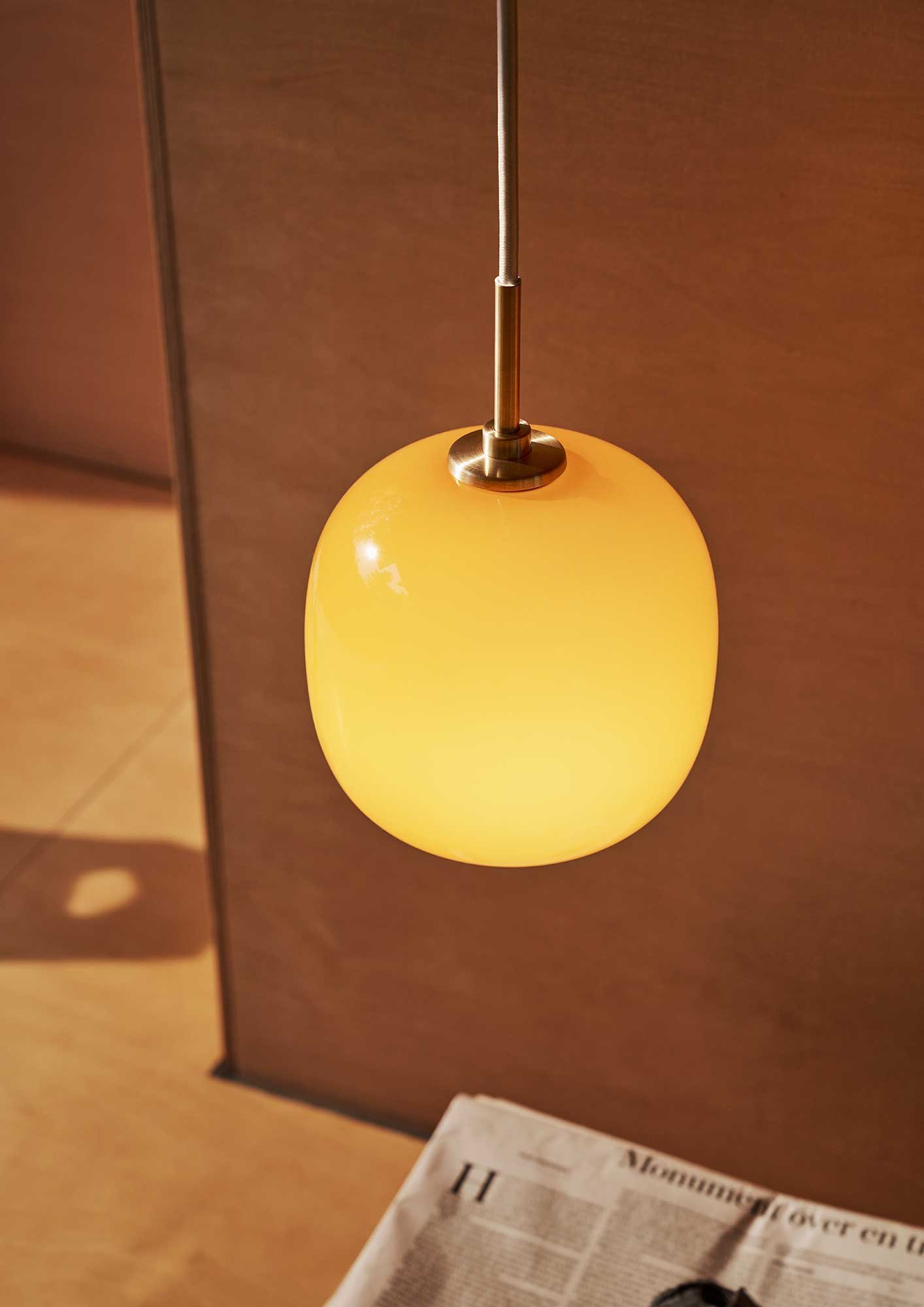 9146624 VL45 RADIOHUS PENDEL Ø250MM AMBER GLASS 4
