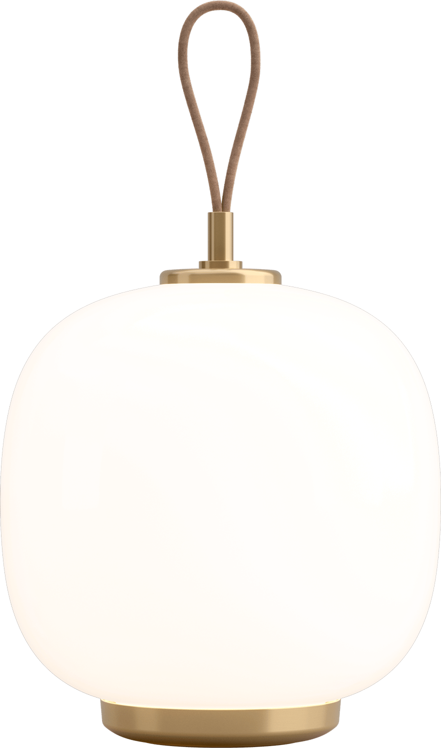 9146626 VL45 RADIOHUS PORTABLE LAMPE MESSINGGLOSSY WHITE OPAL GLASS 1