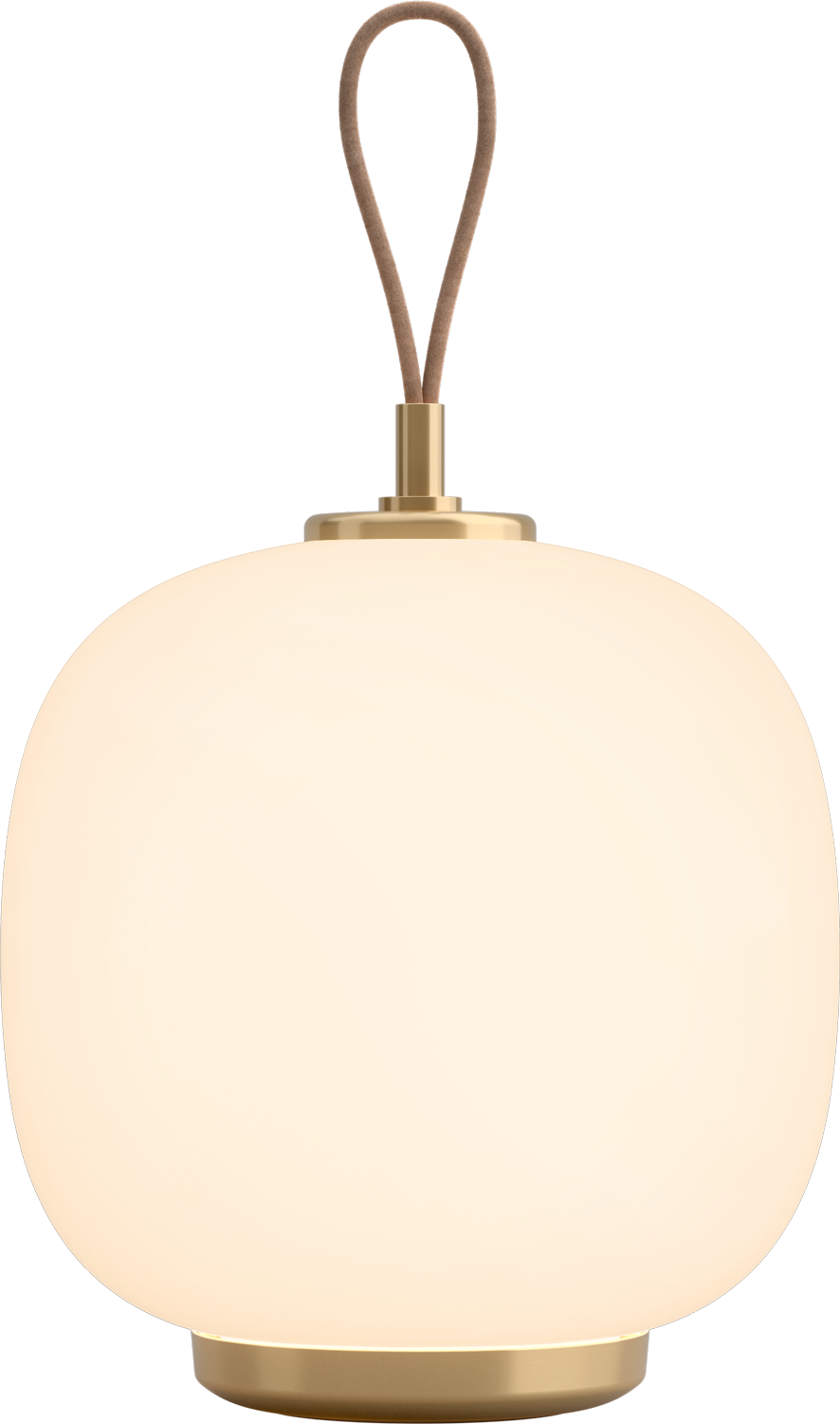 9146626 VL45 RADIOHUS PORTABLE LAMPE MESSINGGLOSSY WHITE OPAL GLASS 2