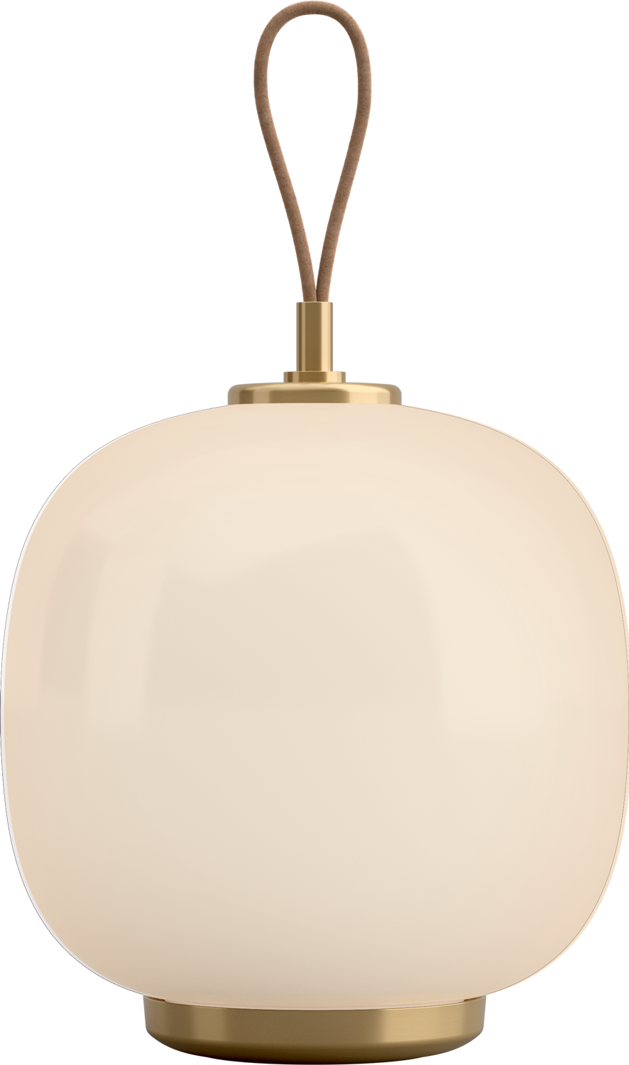 9146626 VL45 RADIOHUS PORTABLE LAMPE MESSINGGLOSSY WHITE OPAL GLASS 3