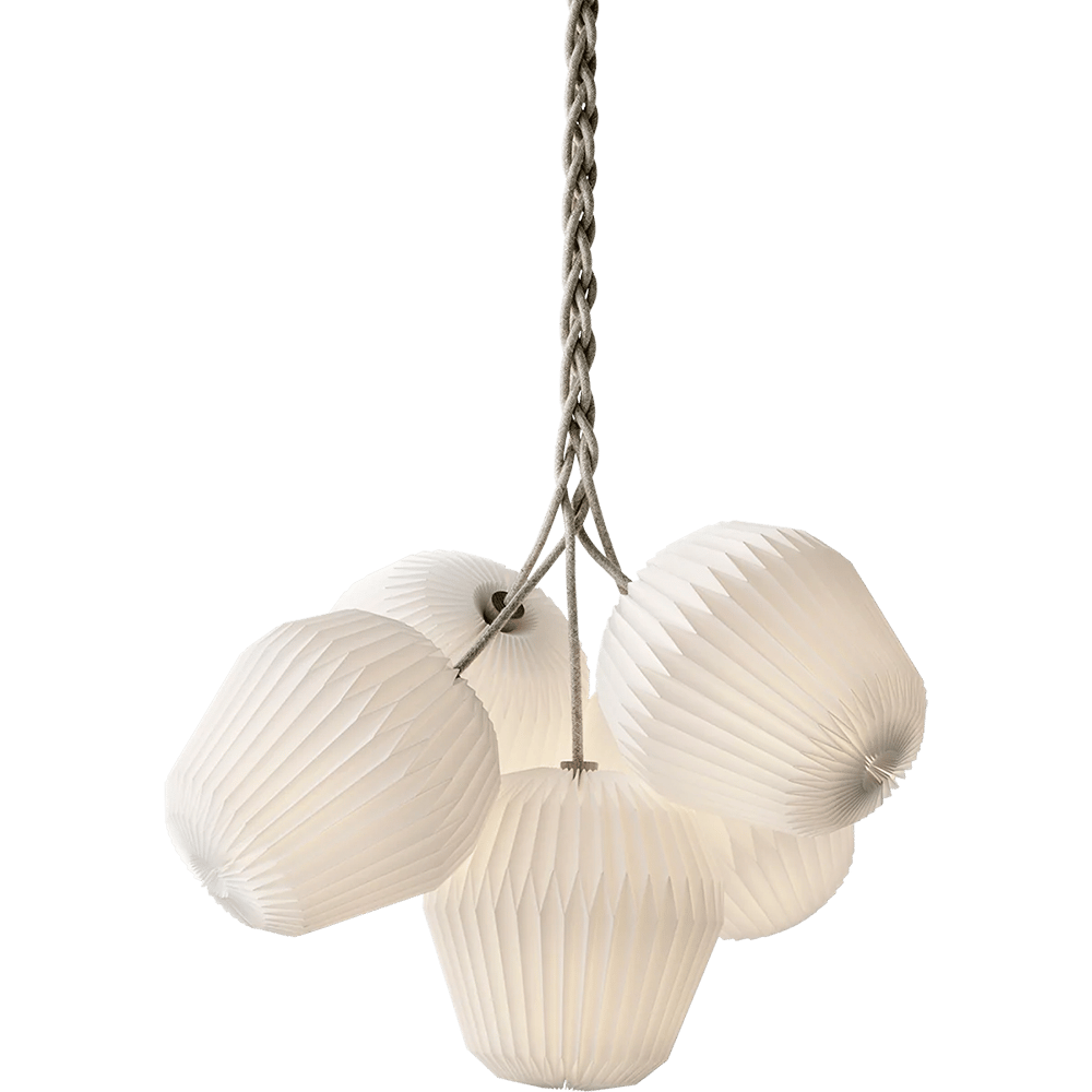 9146646 LE KLINT THE BOUQUET 5 LYSEKRONE MED FLETTEDE LEDNINGER1