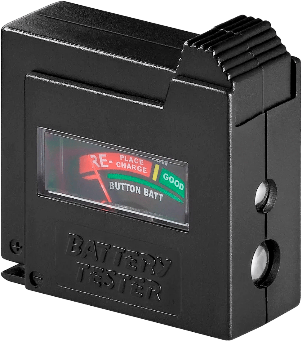 2310305 GOOBAY BATTERITESTER SORT TIL ALKALINE BATTERIER