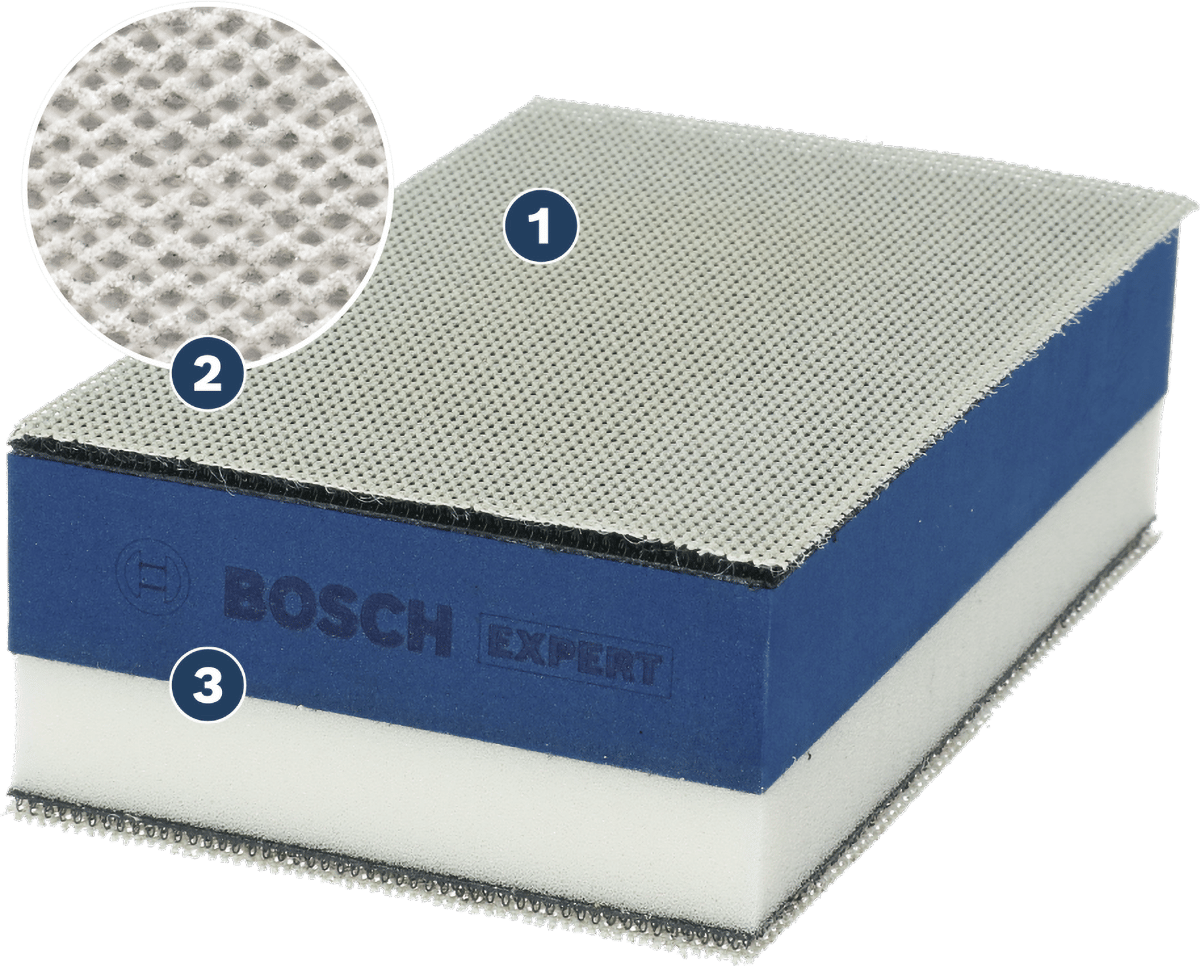 7442945 BOSCH SLIBENETSÆT M480 80X133MM 6 DELE EXPERT 2
