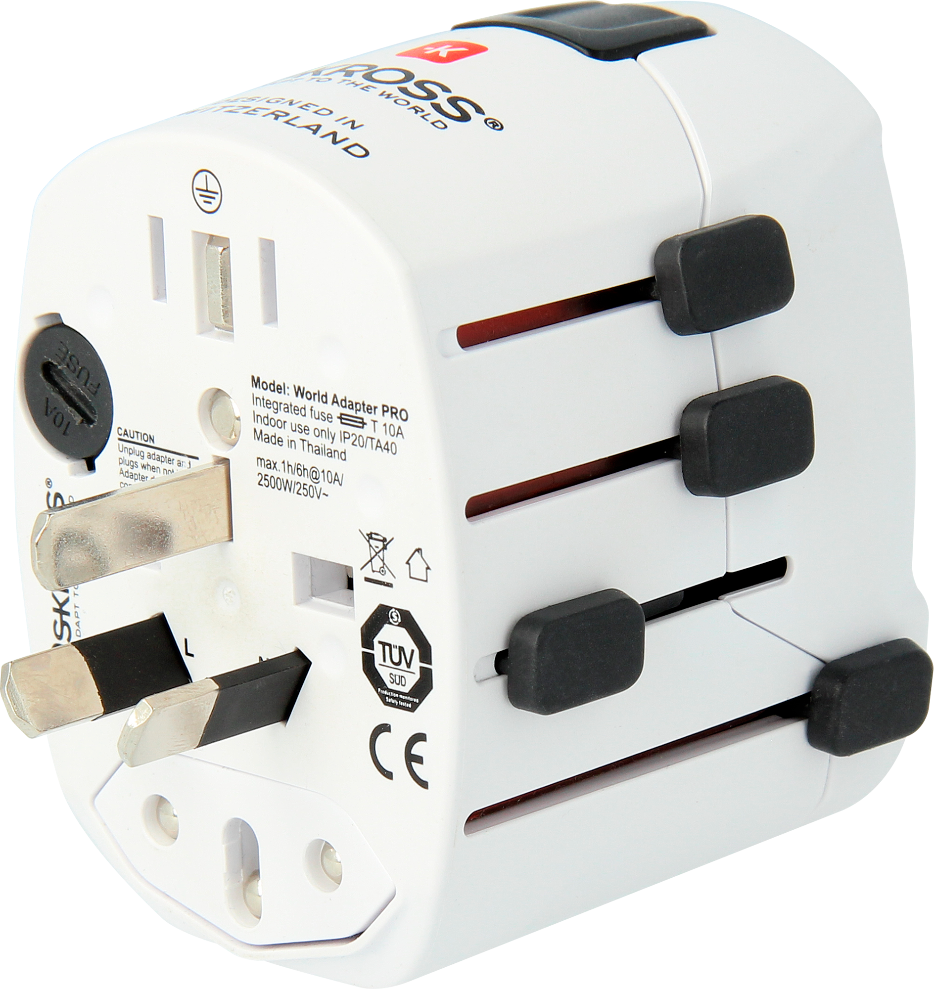 1869786 SKROSS REJSEADAPTER HVID 5
