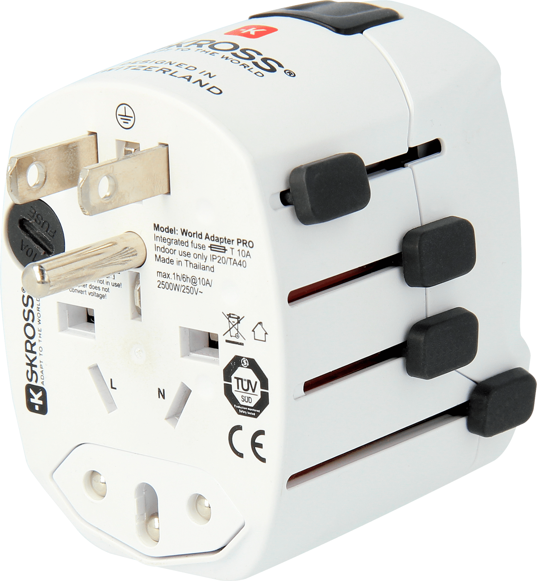 1869786 SKROSS REJSEADAPTER HVID 3
