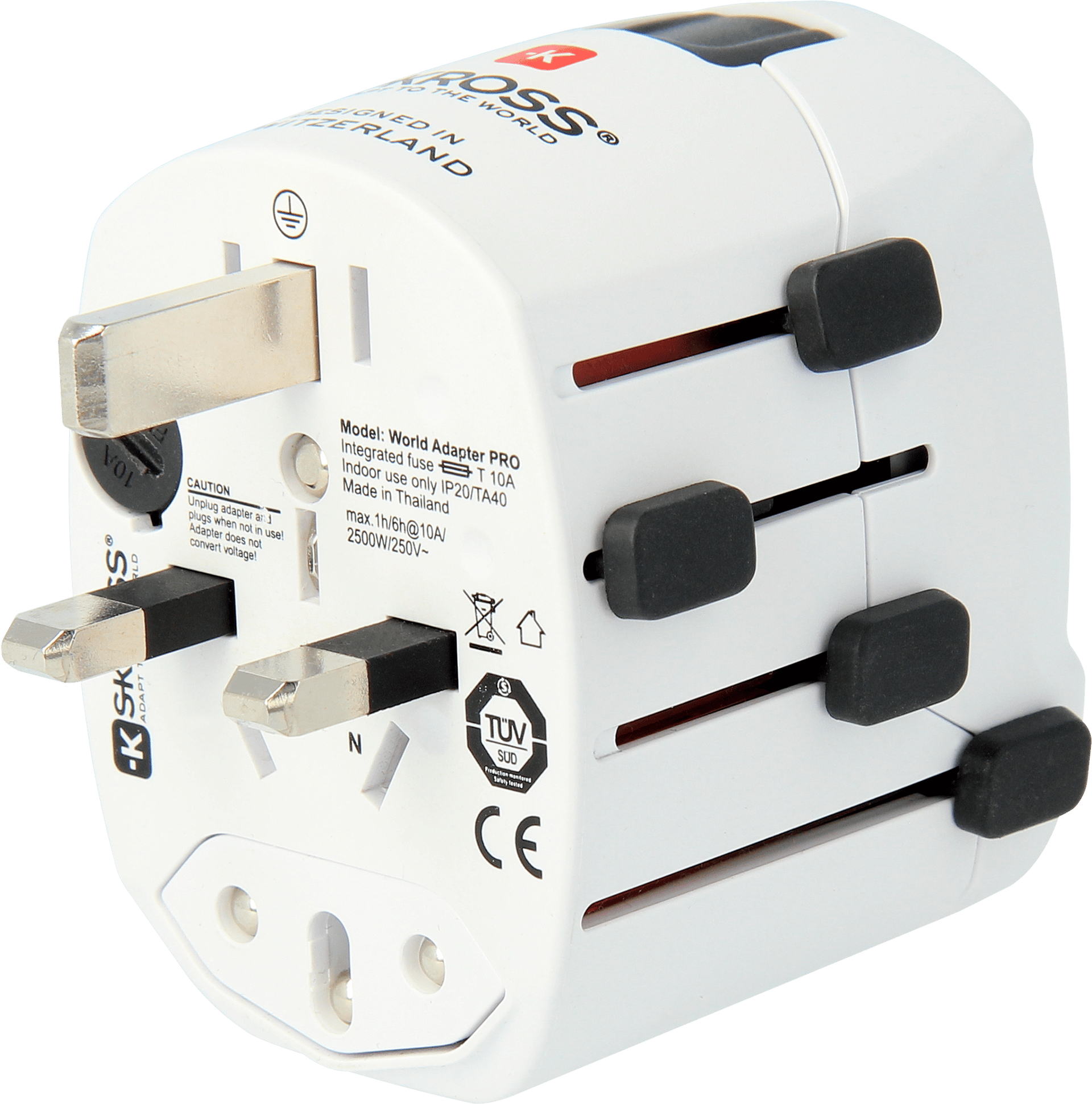 1869786 SKROSS REJSEADAPTER HVID