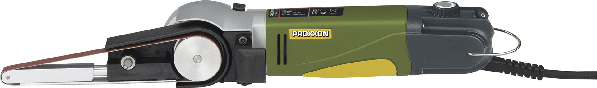 8432403 PROXXON BÅNDSLIBER BSE MED JUSTERBAR SLIBEARM