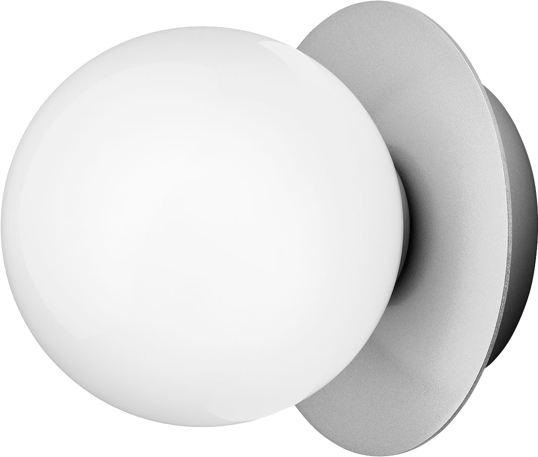 9145716 NUURA LIILA 1 SMALL VÆGLOFTLAMPE G9 IP44 LIGHT SILVEROPAL (1)
