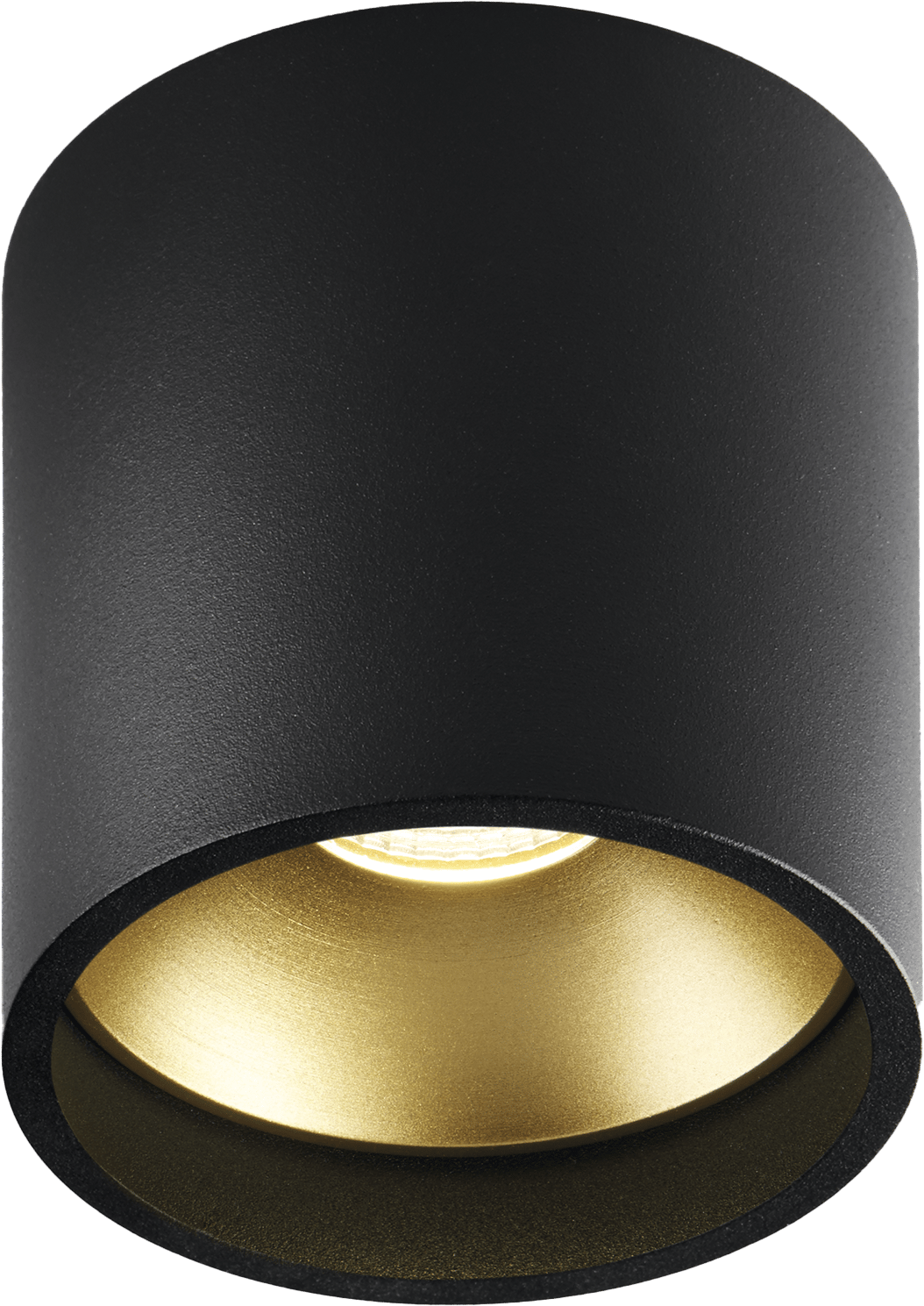 9113618 SOLO ROUND SORTGULD 4W LED