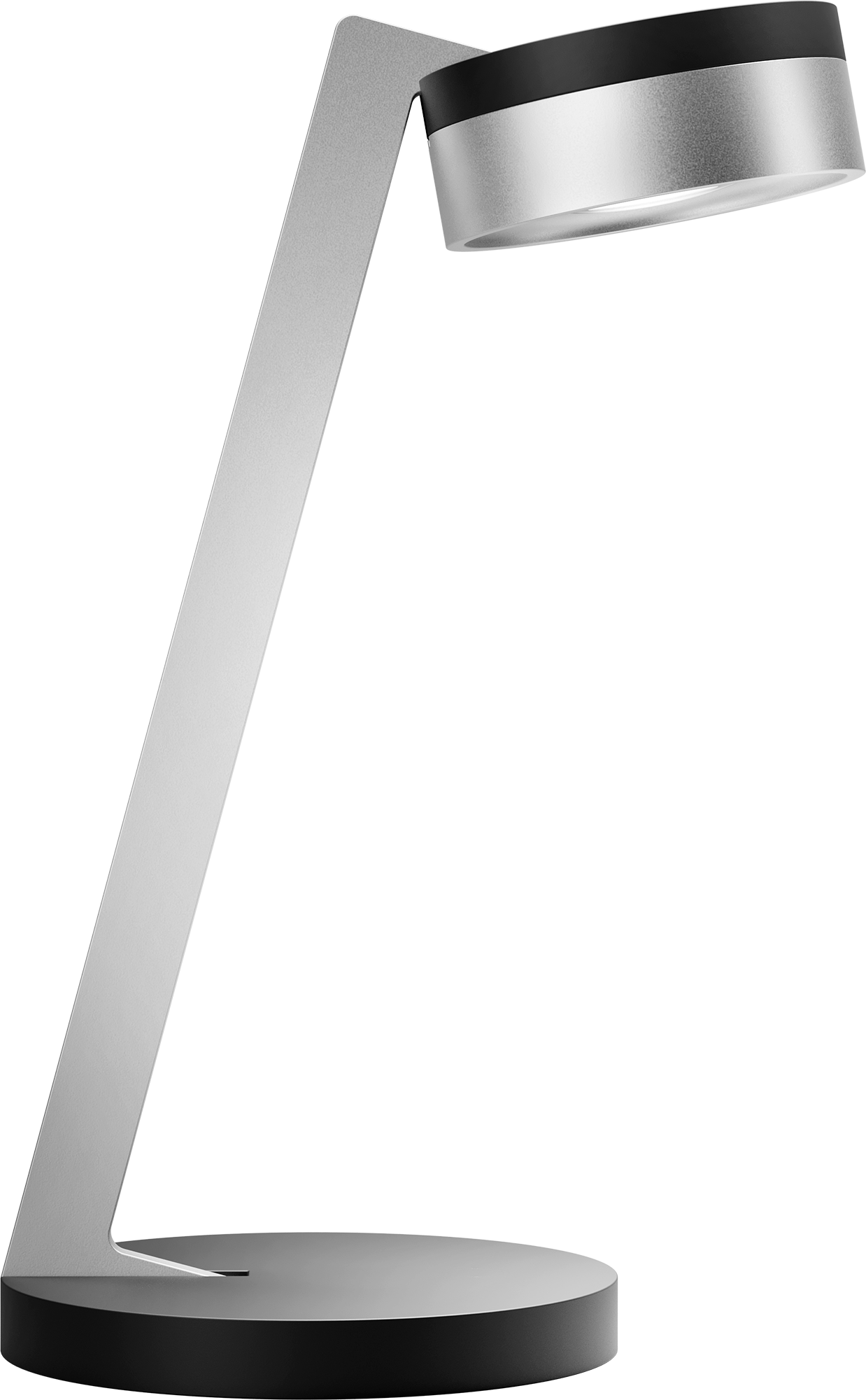 9145697 BLADE T1 SLIM BORDLAMPE MAT SORTSATIN SILVER