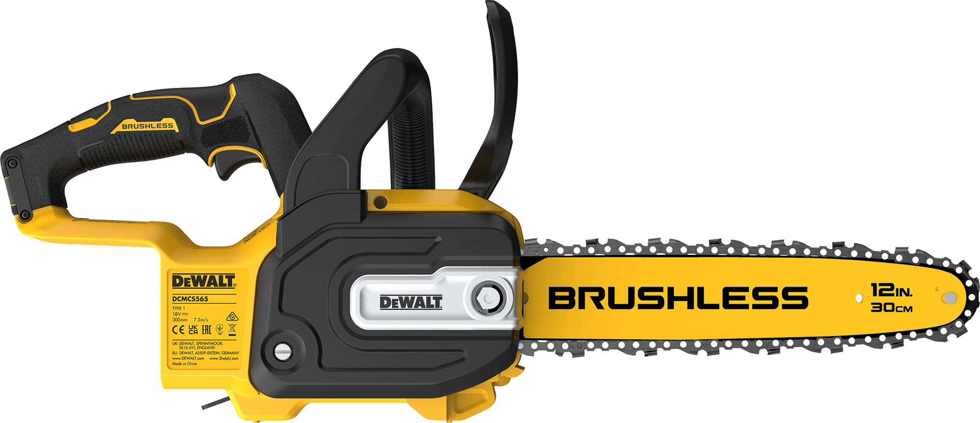 2457522 DEWALT 18V XR KÆDESAV 30CM UDEN BATTERI OG LADER DCMCS565N 2