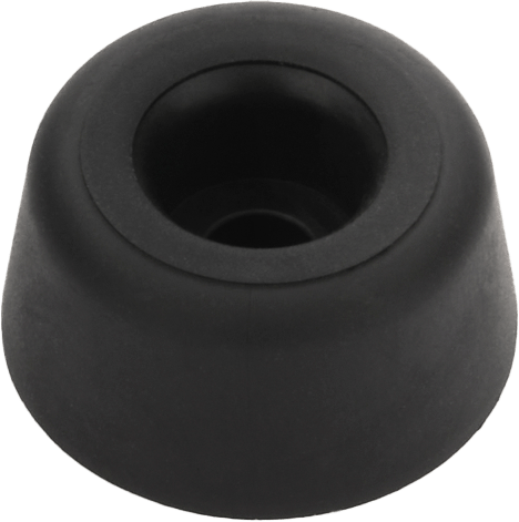 2391010 HABO DØRSTOPPER Ø20X10MM SORT