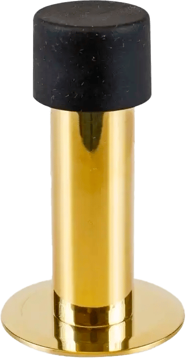 2326339 JASA DØRSTOPPER 75MM MESSING Ø22MM RUSTFRI