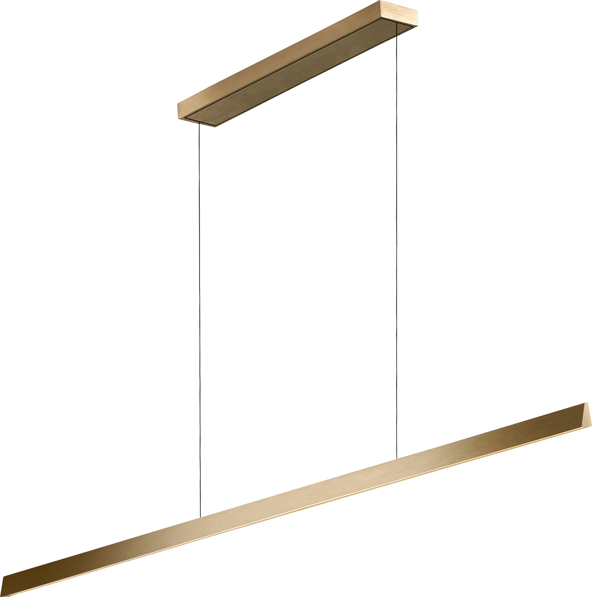 9146821 EDGE LINEAR S2000 PENDEL MESSING 22W+44W LED