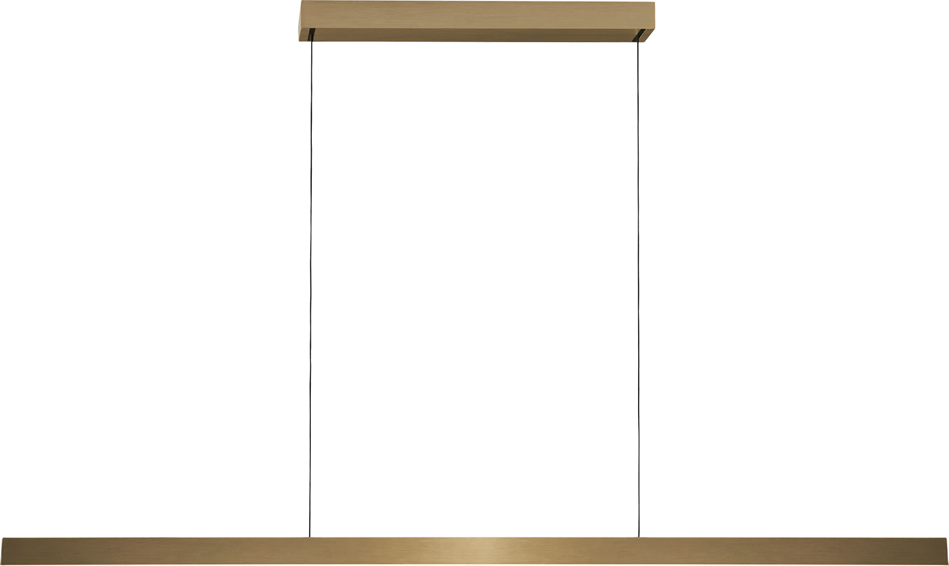 9146821 EDGE LINEAR S2000 PENDEL MESSING 22W+44W LED 2