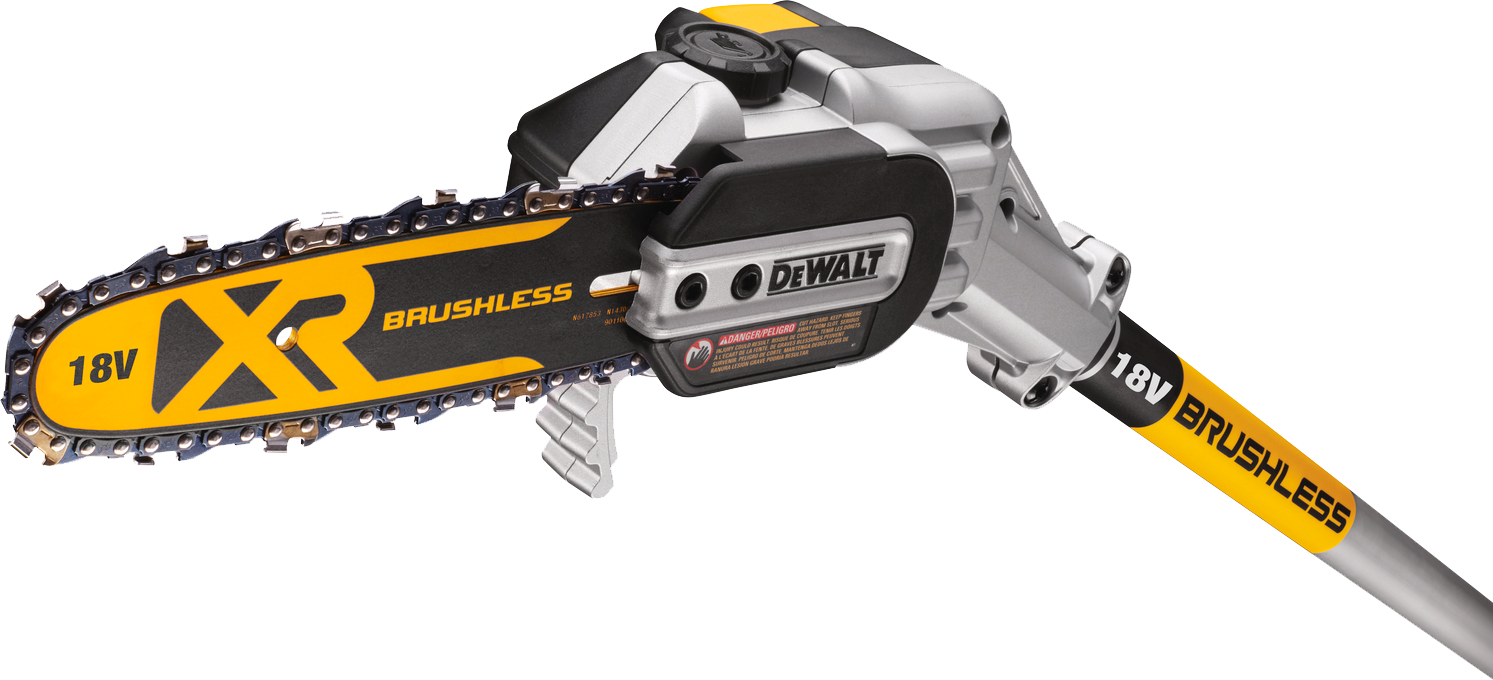 2072412 DEWALT 18V XR KÆDESAV TIL GRENE MED FORLÆNGER LØS ENHED DCMPS567N XJ
