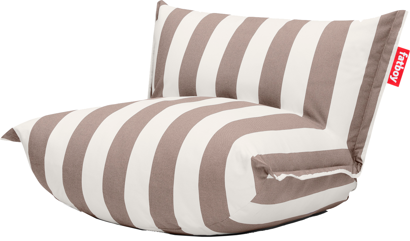 9147026 FATBOY THE BONBARON BLØD LÆNESTOL STRIPE CACAO 1