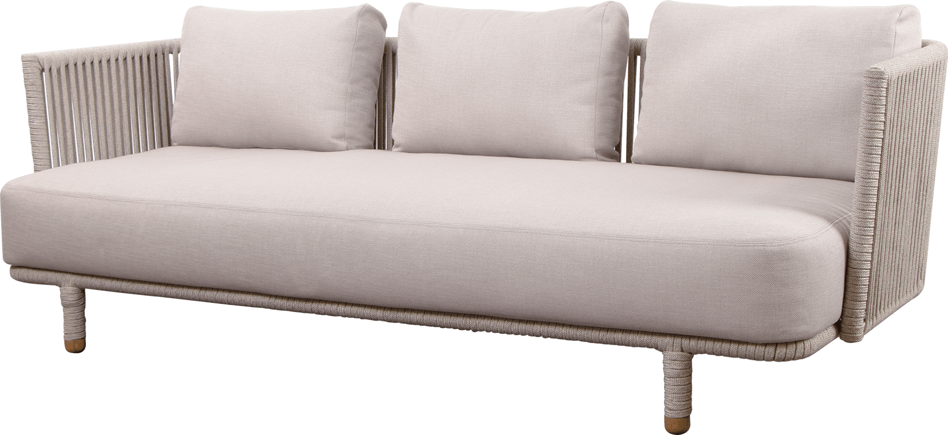 9146862 CANE LINE MOMENTS 3 PERS SOFA