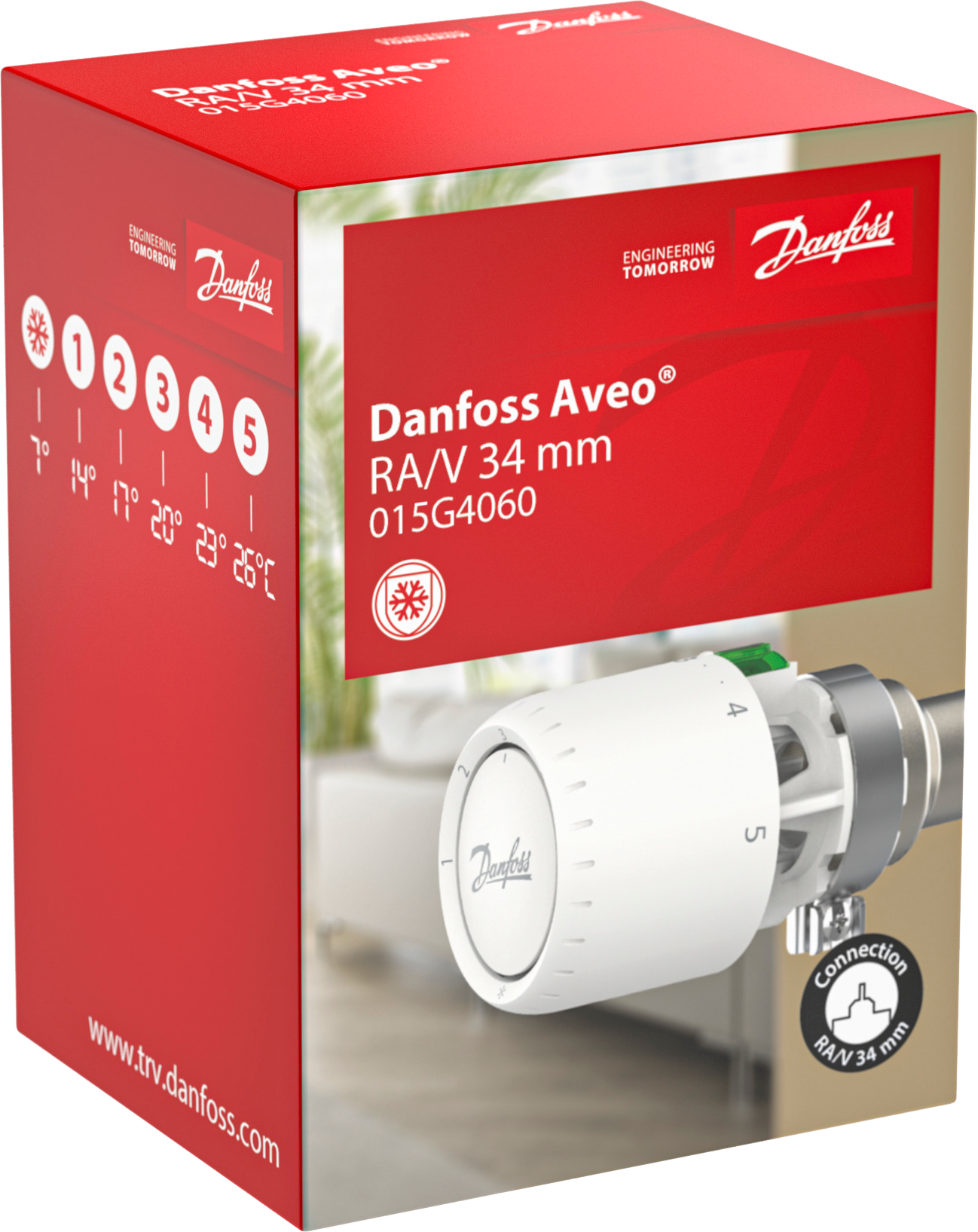 2366107 DANFOSS AVEO RA V TERMOSTAT 2