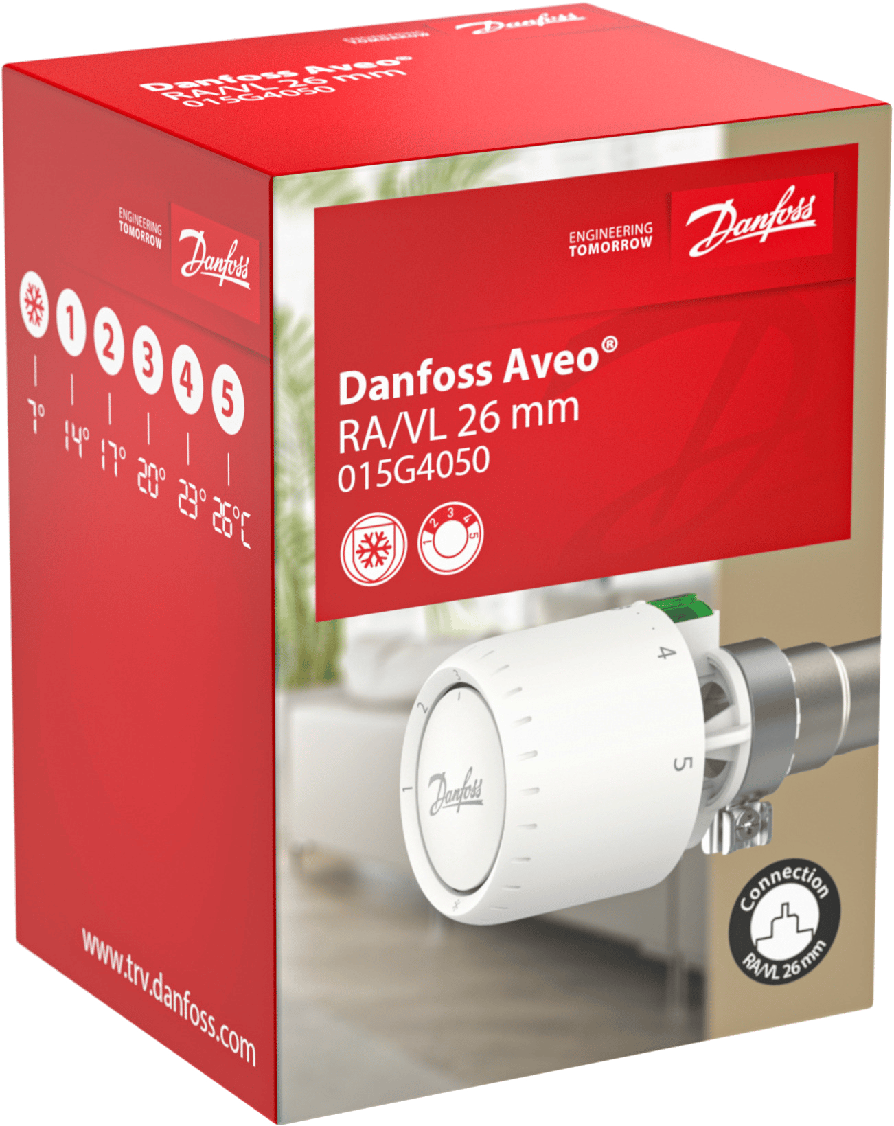 2366096 DANFOSS AVEO RA VL SERVICETERMOSTAT 2