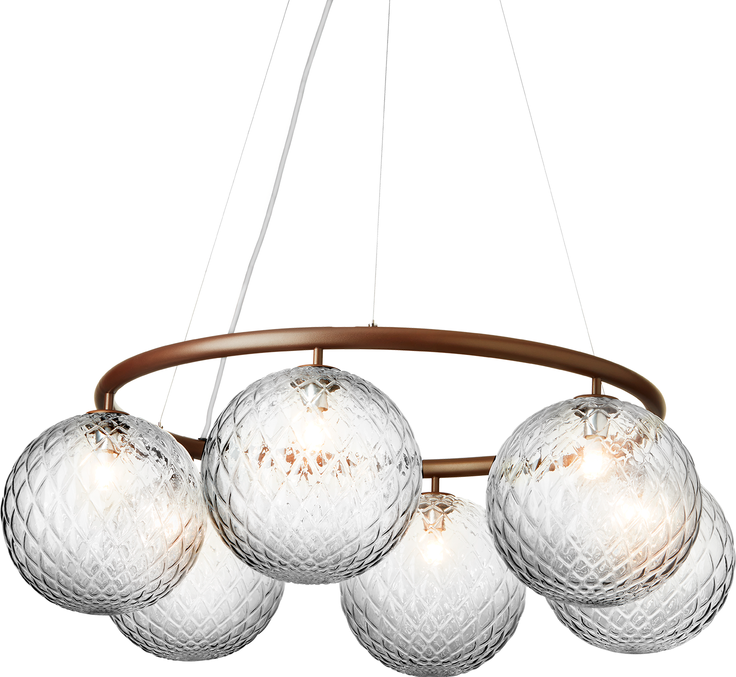 9146914 NUURA MIIRA 6 CIRCULAR DARK BRONZE OPTIC CLEAR