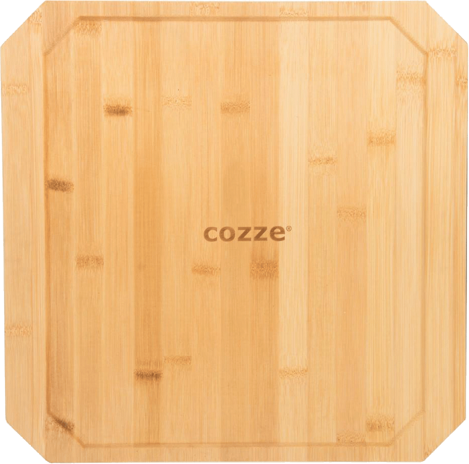 2258642 COZZE STØBEJERNSPANDE MED TRÆBAKKE 330X330MM 3