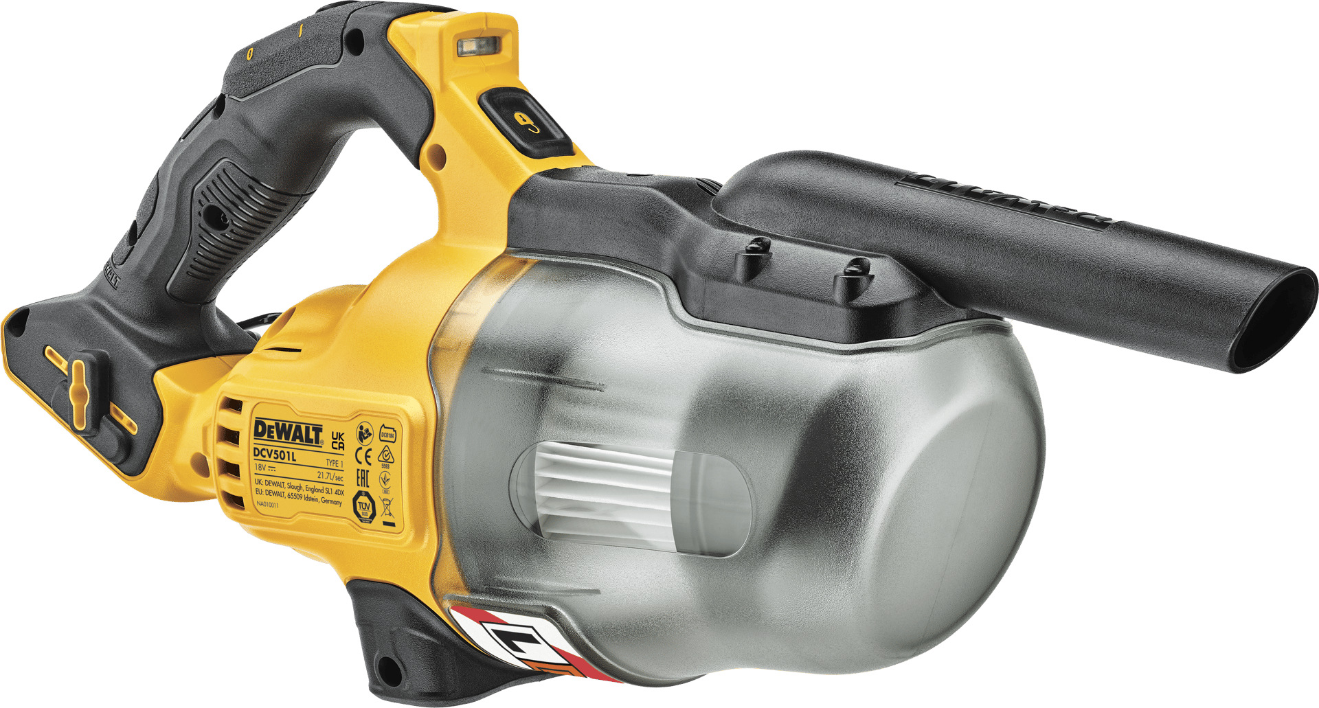 2273996 DEWALT 18V STØVSUGER DCV501LN XJ L KLASSE 2