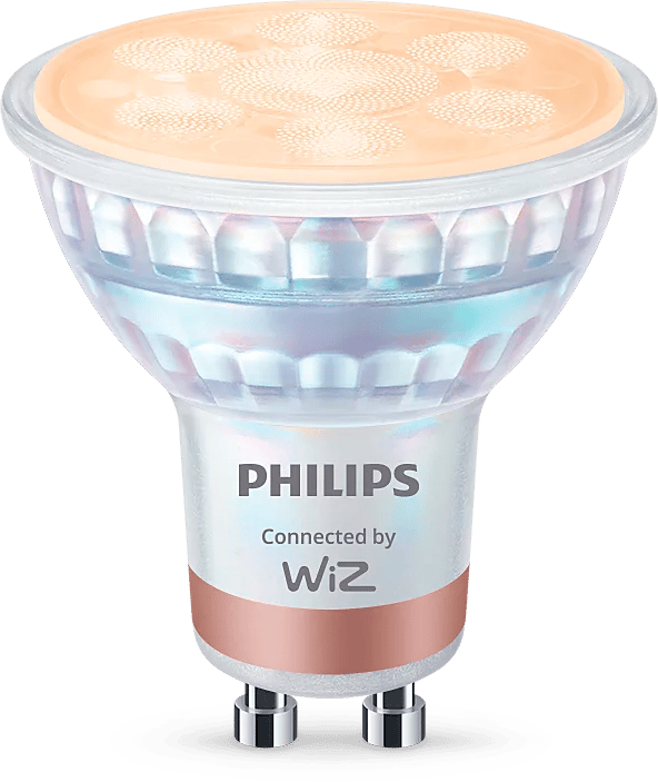 2422302 PHILIPS SMART LED SPOTPÆRE GU10 50W DÆMPBAR HVID 2 PAK