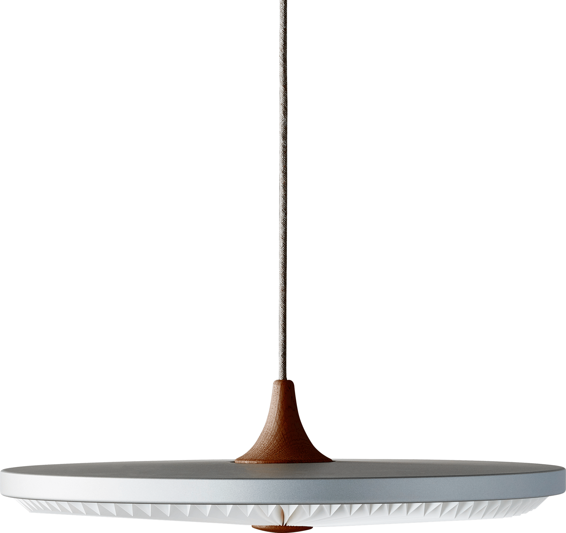 9147042 LE KLINT SOLEIL PENDEL M 50CM SILVER CLOUD RØGET EG 1
