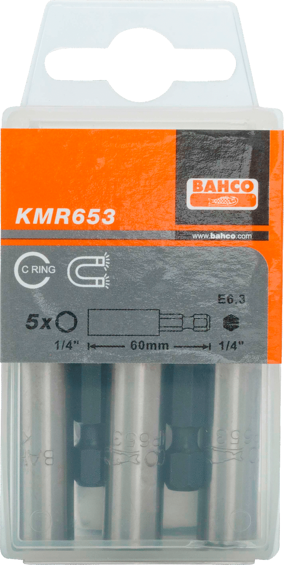 1616241 BAHCO BITHOLDER 1 4 60MM MAGNETISK MED HOLDERING 2