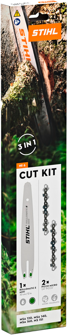 9147056 STIHL SVÆRD OG KÆDE PASSER TIL STHIL MOTORSAVE FRA MSA 60 OP TIL MSA 200 OG MS 1 1