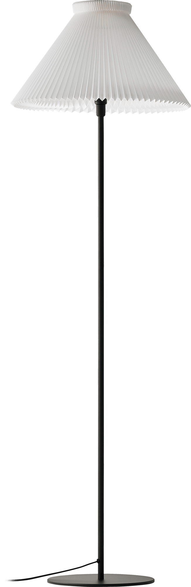 9147075 LE KLINT LK334H GULVLAMPE SORT HVIDT PAPIR 2