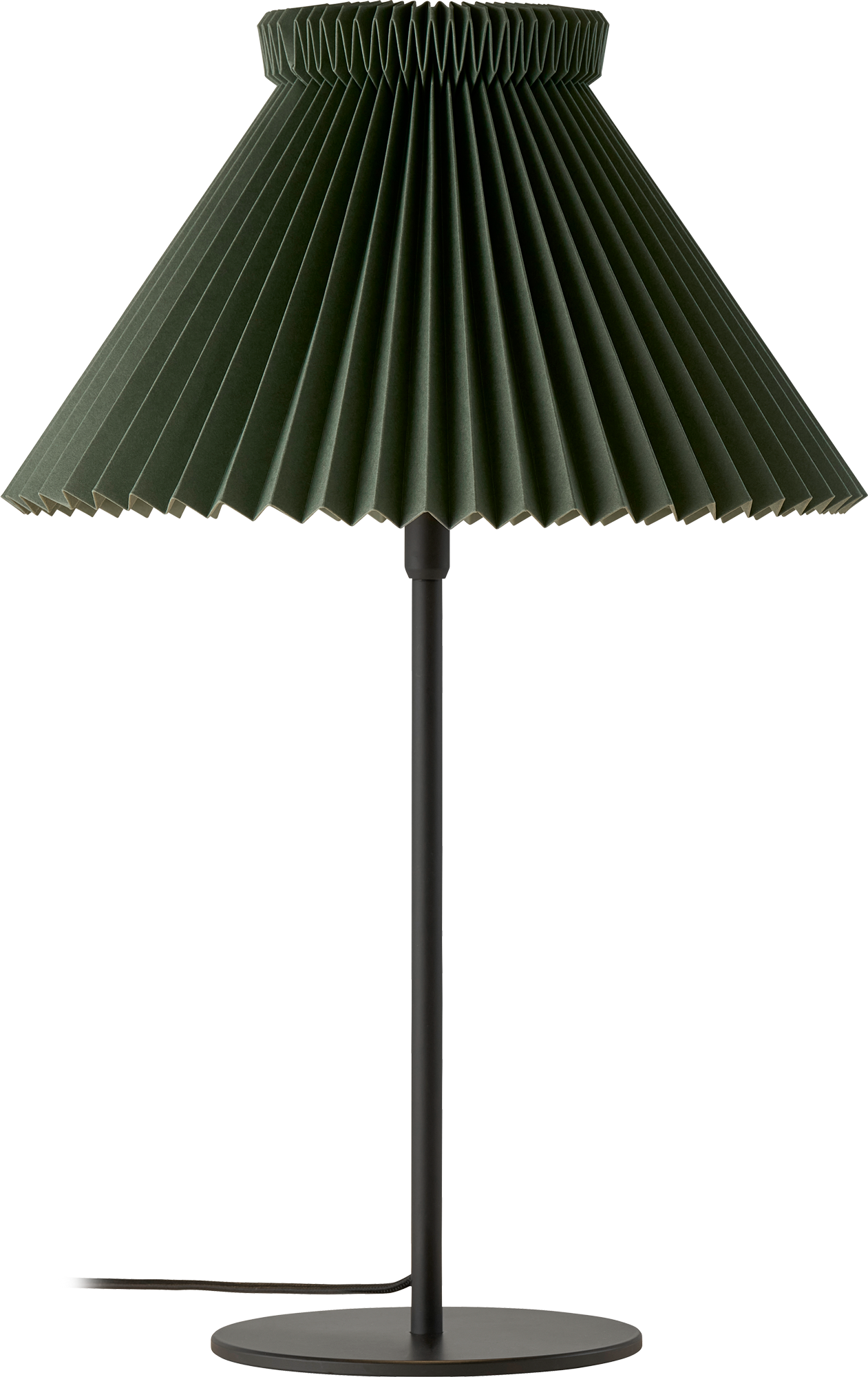 9147078 LE KLINT LK334T BORDLAMPE SORT MOSS GREEN 1
