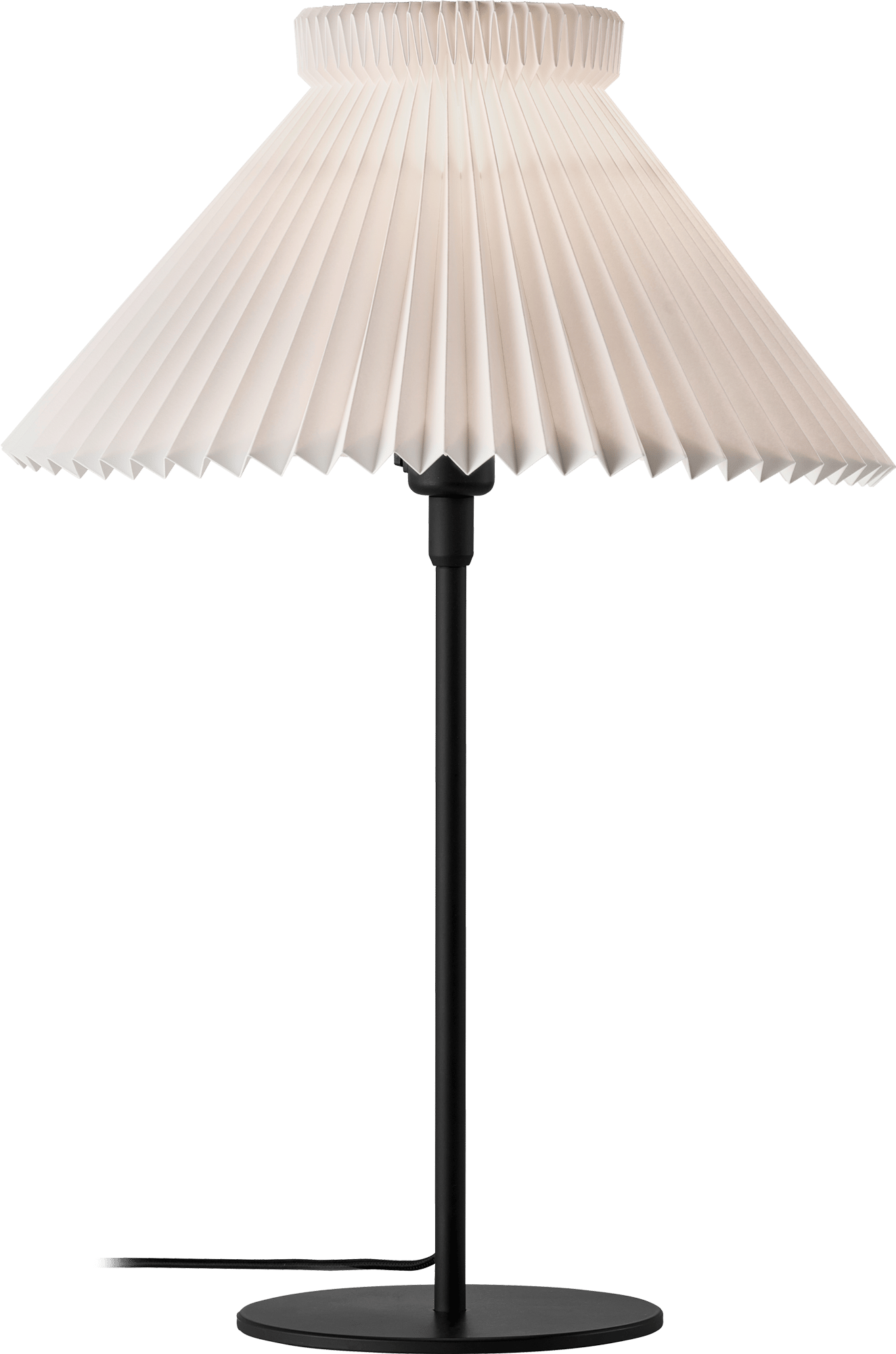 9147079 LE KLINT LK334T BORDLAMPE SORT HVIDT PAPIR 1