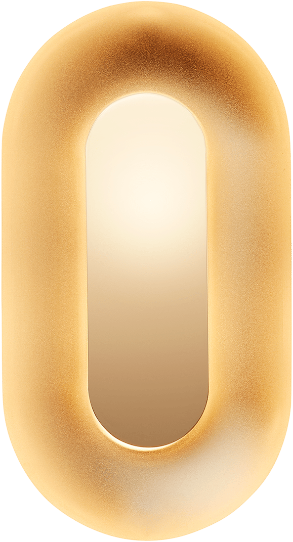 9147001 NUURA SASI SMALL VÆGLOFTLAMPE MESSING
