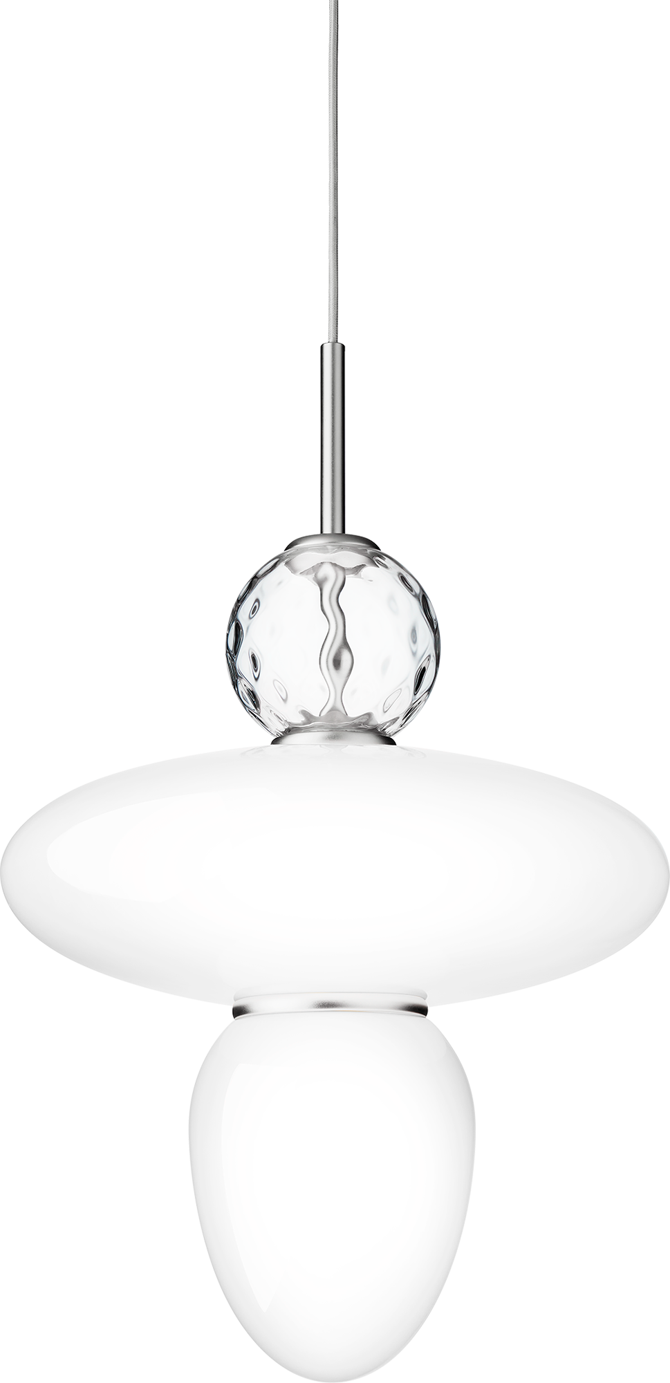 9146995 NUURA RIZZATTO 43 PENDEL SATIN SILVER OPAL