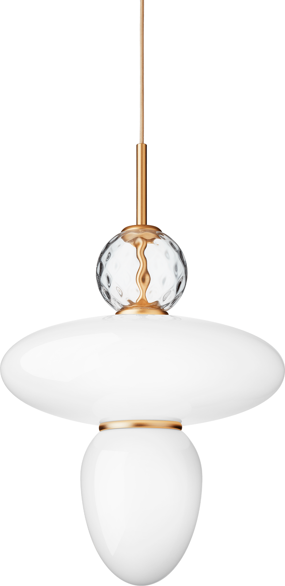 9146994 NUURA RIZZATTO 43 PENDEL SATIN MESSING OPAL