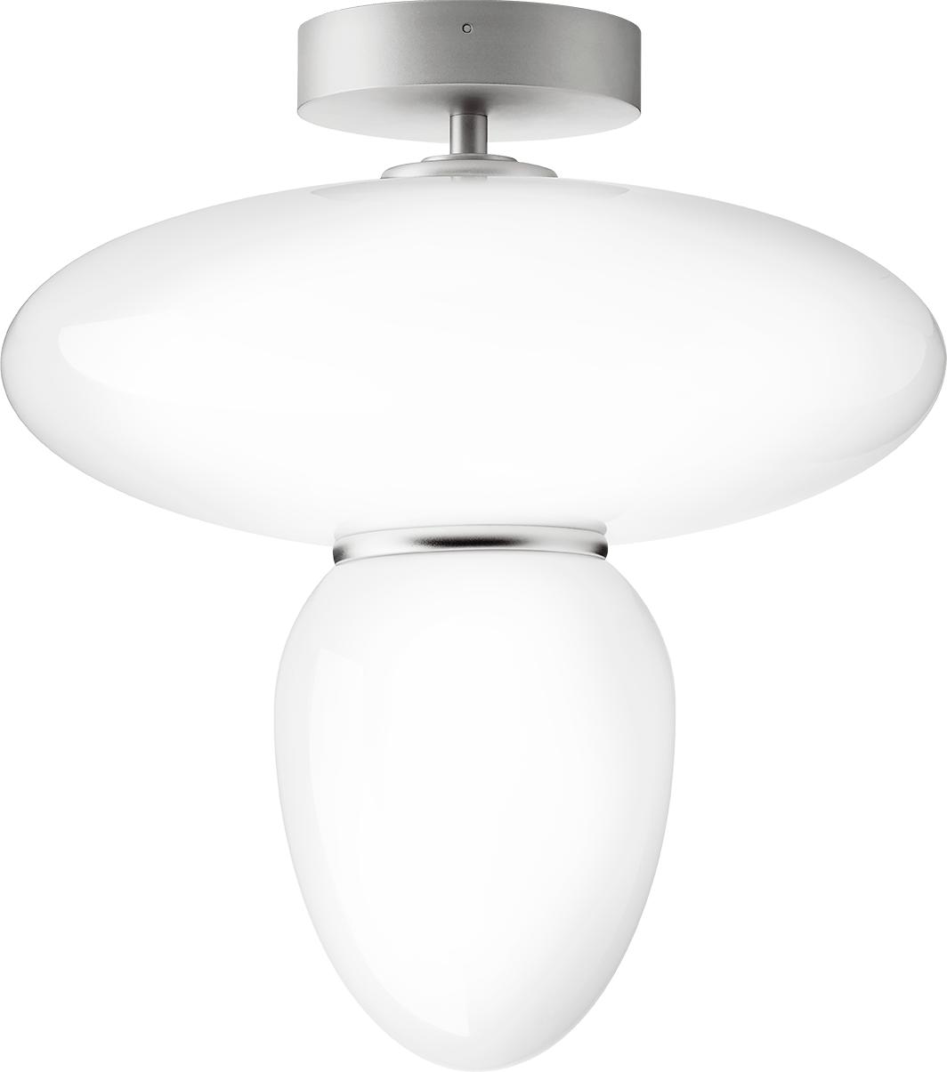 9146997 NUURA RIZZATTO 42 LOFTLAMPE SATIN SILVER OPAL