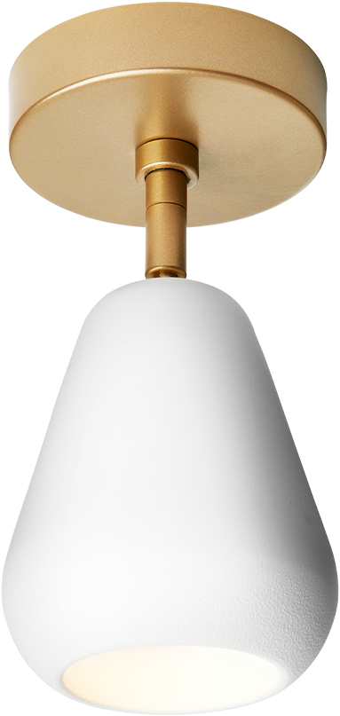 9146882 NUURA ANOLI SPOT SURFACE TIL VÆG LOFT NORDIC GOLD HVID