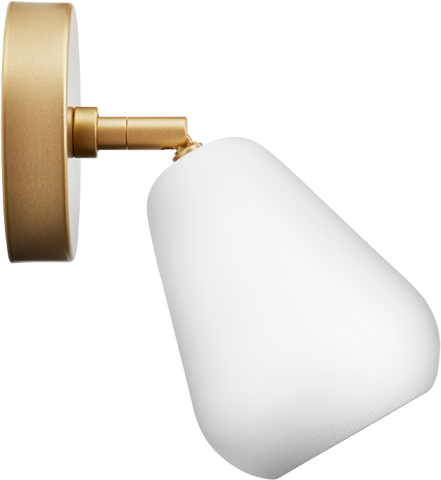 9146882 NUURA ANOLI SPOT SURFACE TIL VÆG LOFT NORDIC GOLD HVID 1