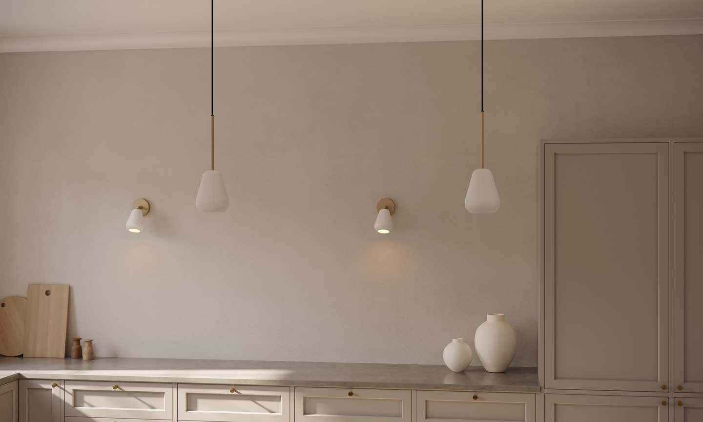 9146882 NUURA ANOLI SPOT SURFACE TIL VÆG LOFT NORDIC GOLD HVID 1 (1)