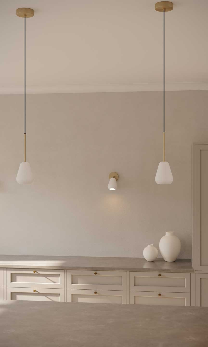 9146882 NUURA ANOLI SPOT SURFACE TIL VÆG LOFT NORDIC GOLD HVID (1)