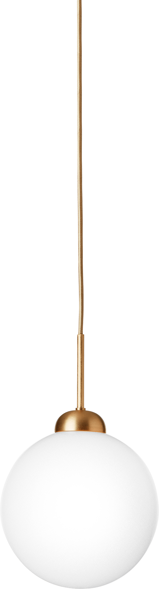 9146972 NUURA APIALES 1 PENDEL LARGE BØRSTET MESSING OPAL 1