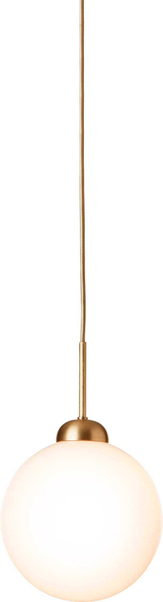 9146972 NUURA APIALES 1 PENDEL LARGE BØRSTET MESSING OPAL