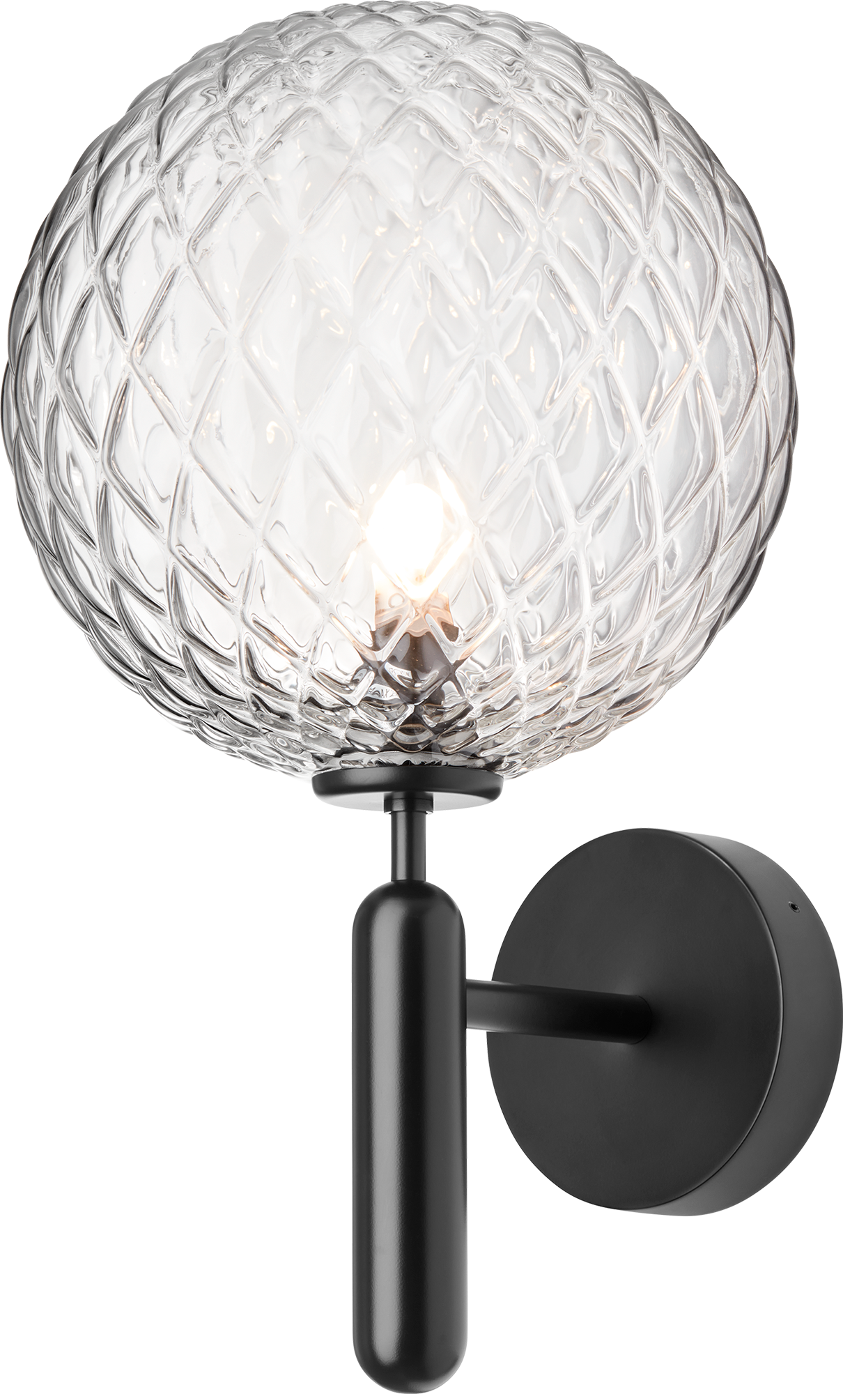 9146923 NUURA MIIRA VÆGLAMPE OUTDOOR SORT OPTIC CLEAR 2